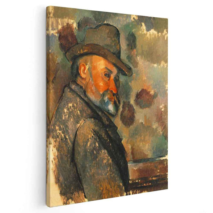 Self-Portrait in a Felt Hat (1894) by Paul Cezanne