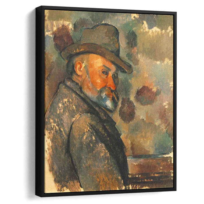 Self-Portrait in a Felt Hat (1894) by Paul Cezanne
