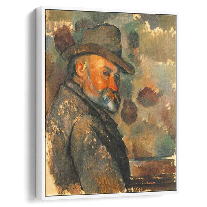 Self-Portrait in a Felt Hat (1894) by Paul Cezanne