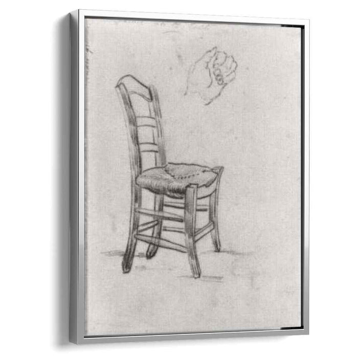 Chair and Sketch of a Hand (1890) by Vincent van Gogh