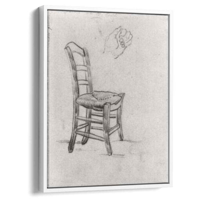 Chair and Sketch of a Hand (1890) by Vincent van Gogh