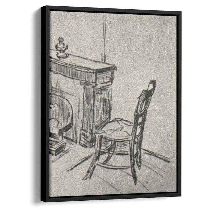 Chair near the Stove (1890) by Vincent van Gogh