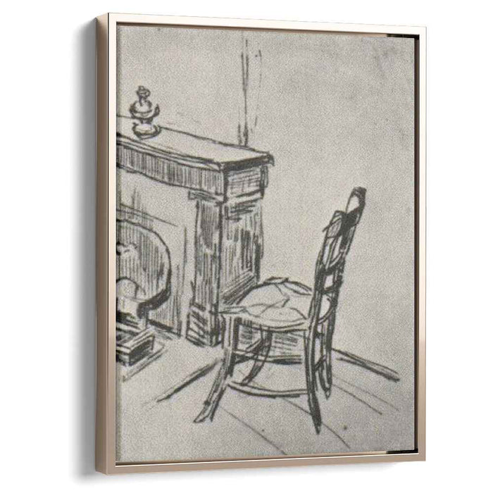 Chair near the Stove (1890) by Vincent van Gogh