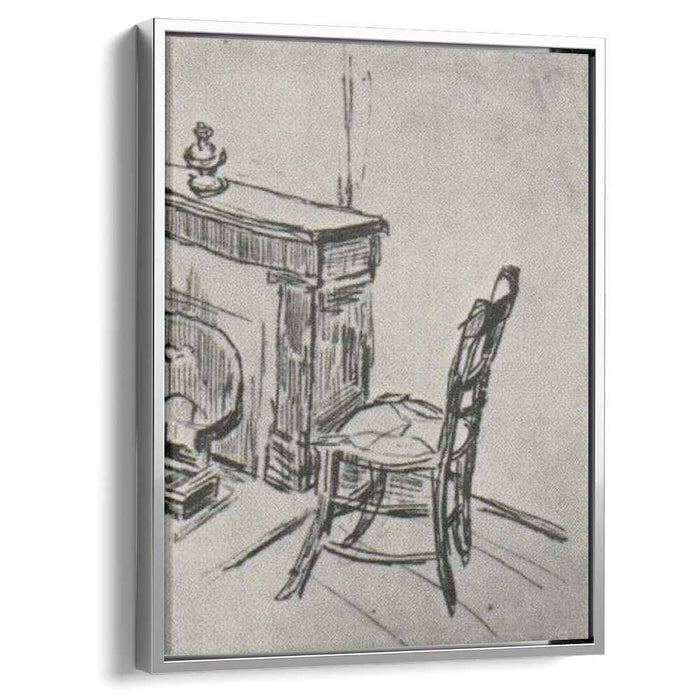Chair near the Stove (1890) by Vincent van Gogh