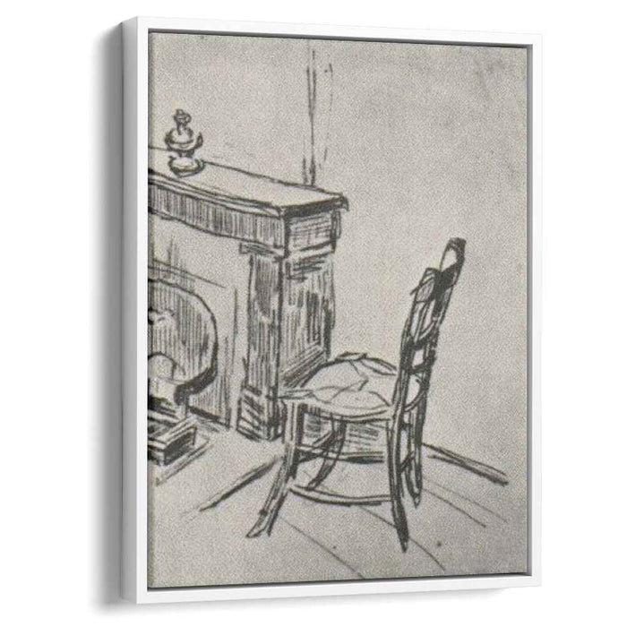 Chair near the Stove (1890) by Vincent van Gogh