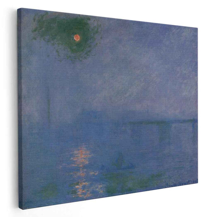 Charing Cross Bridge, Fog on the Themes by Claude Monet