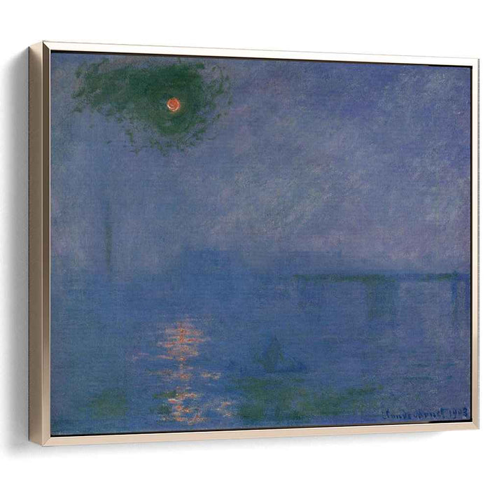 Charing Cross Bridge, Fog on the Themes by Claude Monet