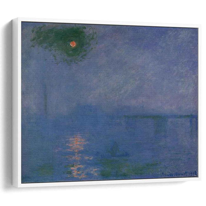 Charing Cross Bridge, Fog on the Themes by Claude Monet