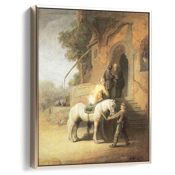 Charitable Samaritan (also known as The Good Samaritan) (1638) by Rembrandt