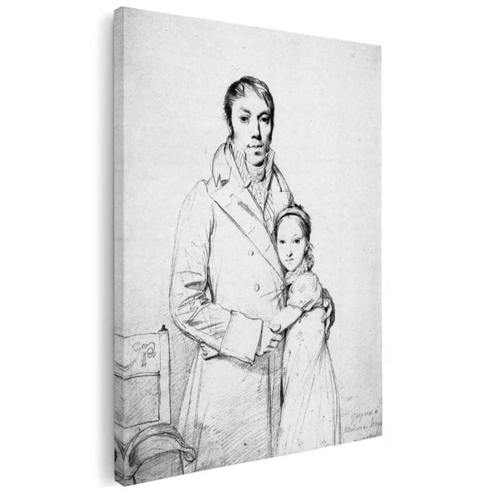 Charles Hayard and his daughter Marguerite by Jean Auguste Dominique Ingres