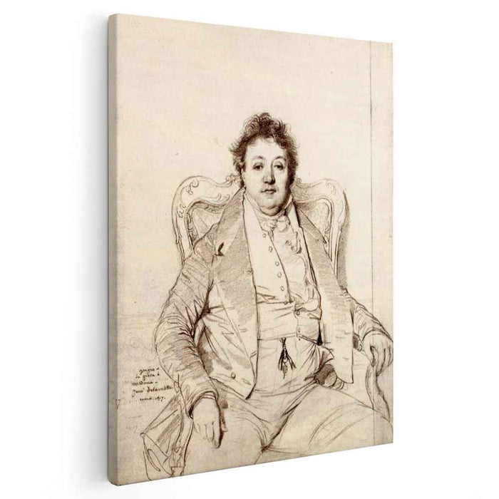 Charles Thevenin by Jean Auguste Dominique Ingres