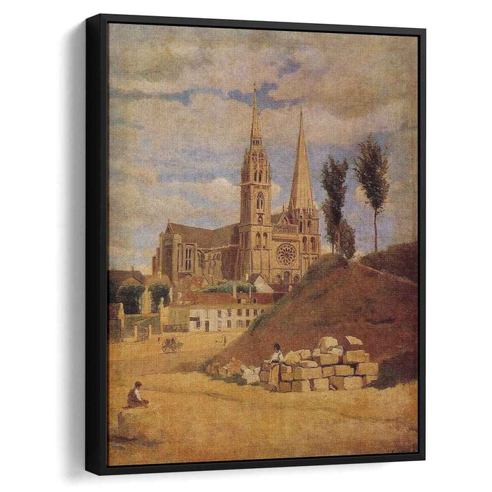 Chartres Cathedral (1830) by Camille Corot