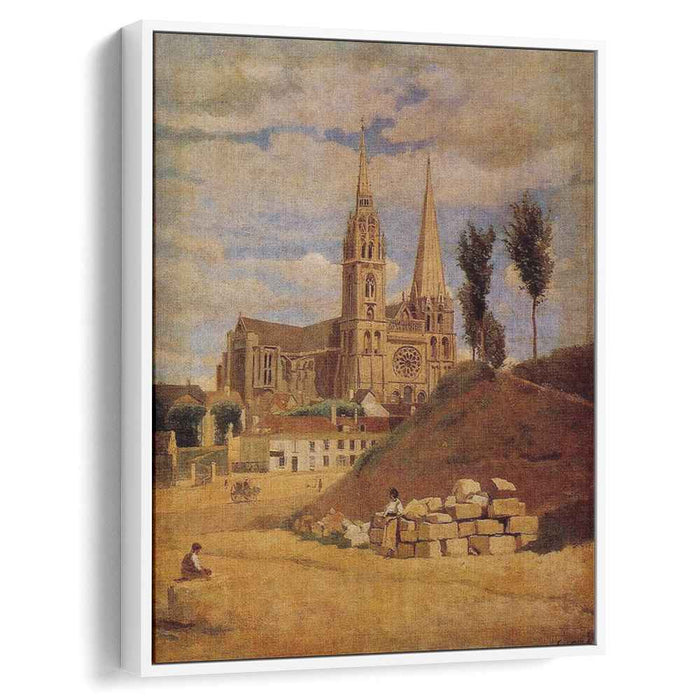 Chartres Cathedral (1830) by Camille Corot