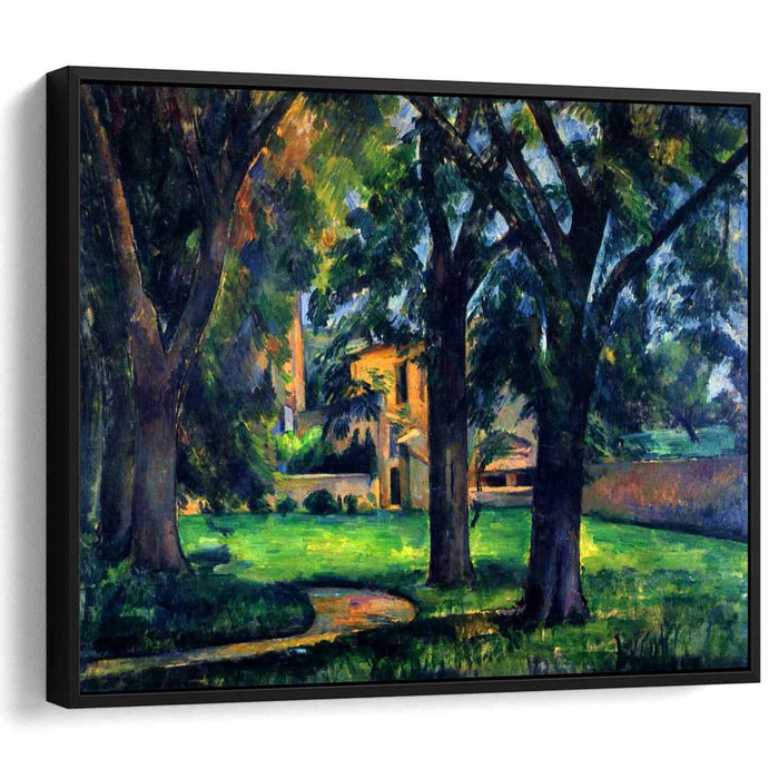 Chestnut Tree and Farm (1885) by Paul Cezanne