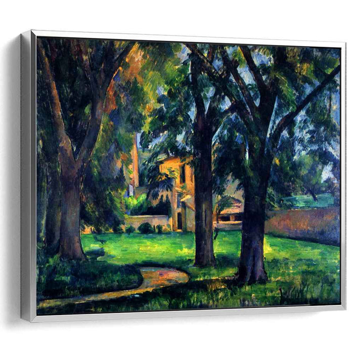 Chestnut Tree and Farm (1885) by Paul Cezanne
