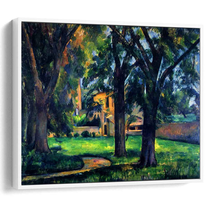 Chestnut Tree and Farm (1885) by Paul Cezanne