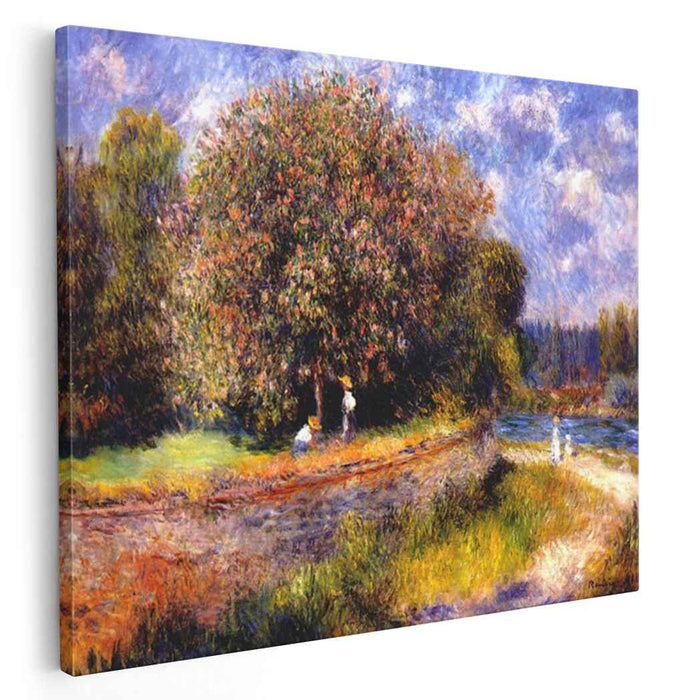 Chestnut Tree Blooming (1881) by Pierre-Auguste Renoir