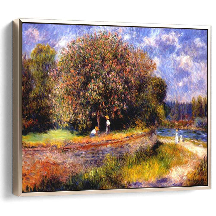 Chestnut Tree Blooming (1881) by Pierre-Auguste Renoir