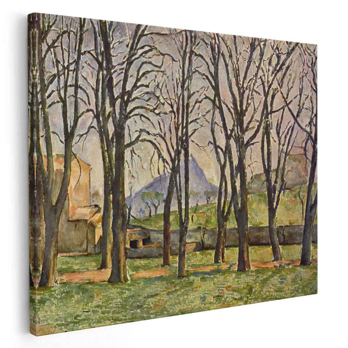 Chestnut Trees at the Jas de Bouffan (1887) by Paul Cezanne