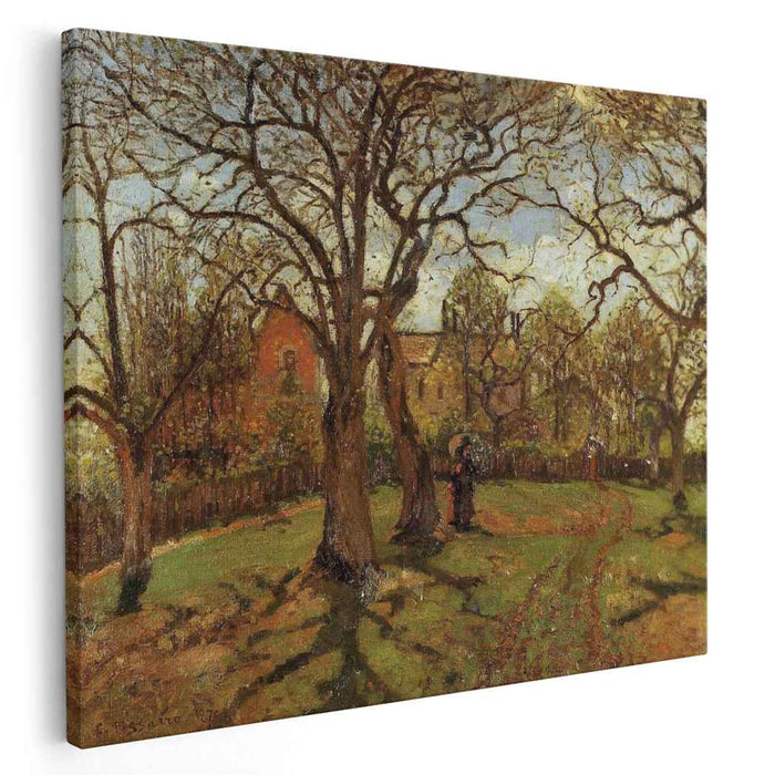 Chestnut Trees, Louveciennes, Spring by Camille Pissarro