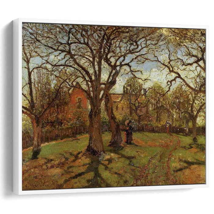 Chestnut Trees, Louveciennes, Spring by Camille Pissarro