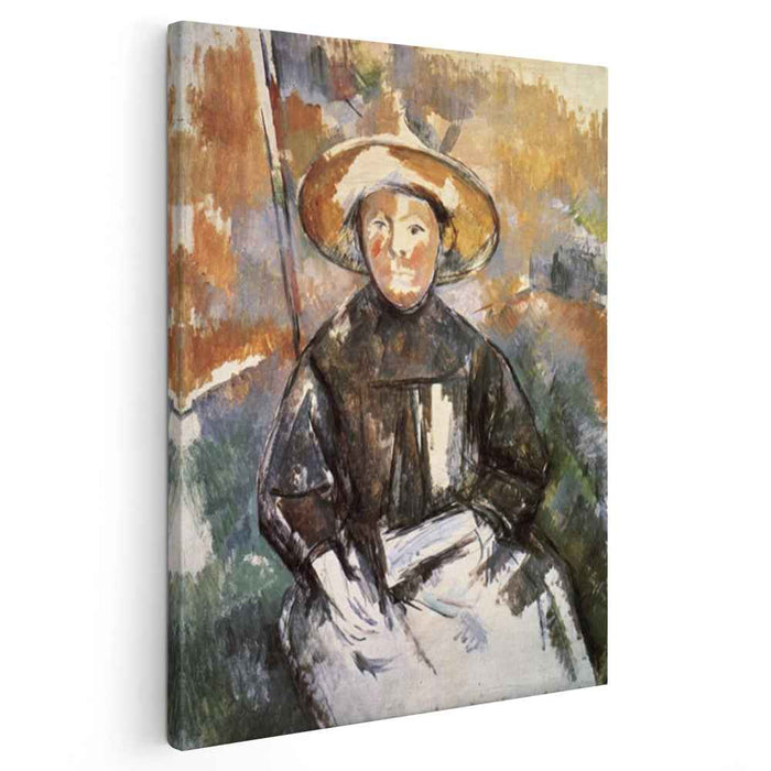 Child in a Straw Hat (1902) by Paul Cezanne