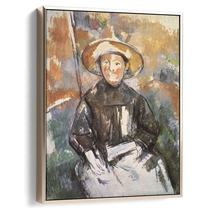 Child in a Straw Hat (1902) by Paul Cezanne