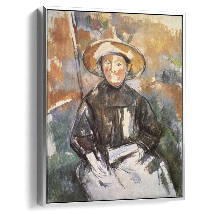 Child in a Straw Hat (1902) by Paul Cezanne
