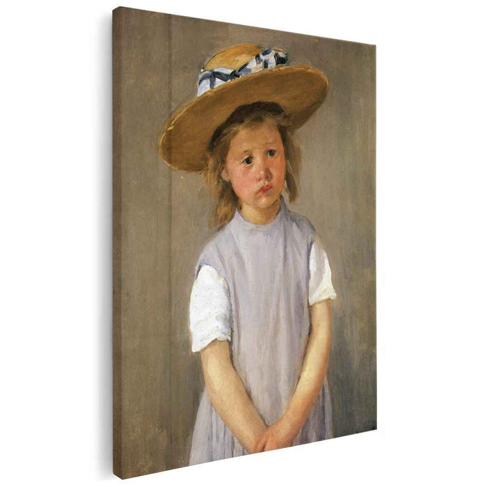 Child In A Straw Hat (1886) by Mary Cassatt