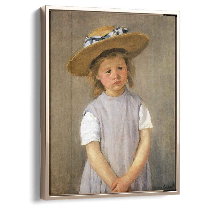 Child In A Straw Hat (1886) by Mary Cassatt