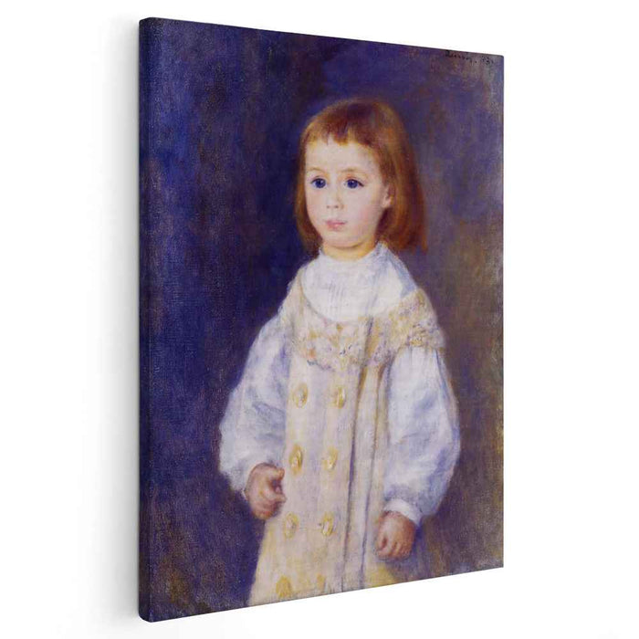 Child in a White Dress (Lucie Berard) (1883) by Pierre-Auguste Renoir