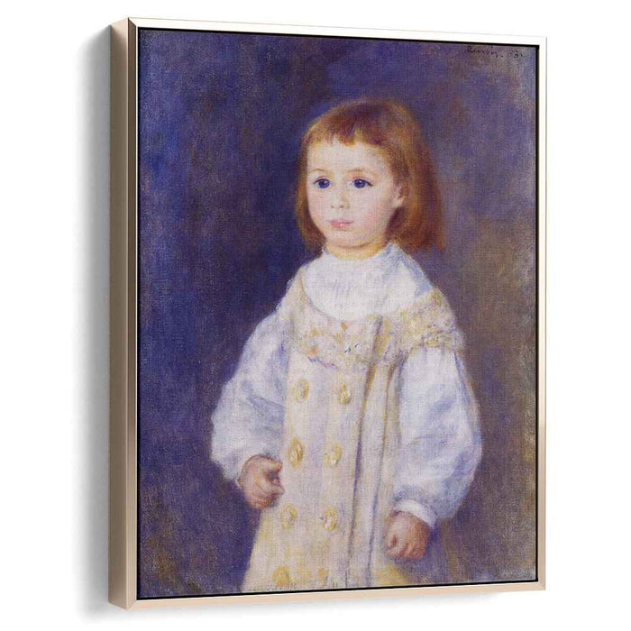 Child in a White Dress (Lucie Berard) (1883) by Pierre-Auguste Renoir
