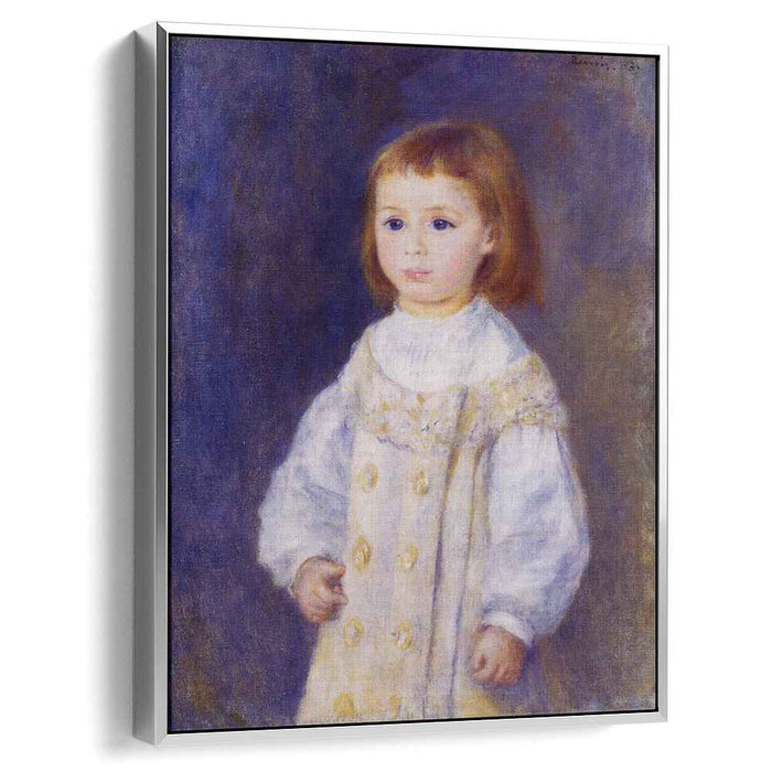 Child in a White Dress (Lucie Berard) (1883) by Pierre-Auguste Renoir