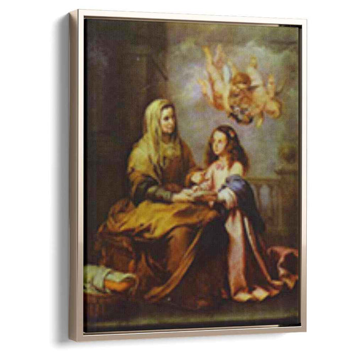 Childhood of Virgin (1665) by Bartolome Esteban Murillo