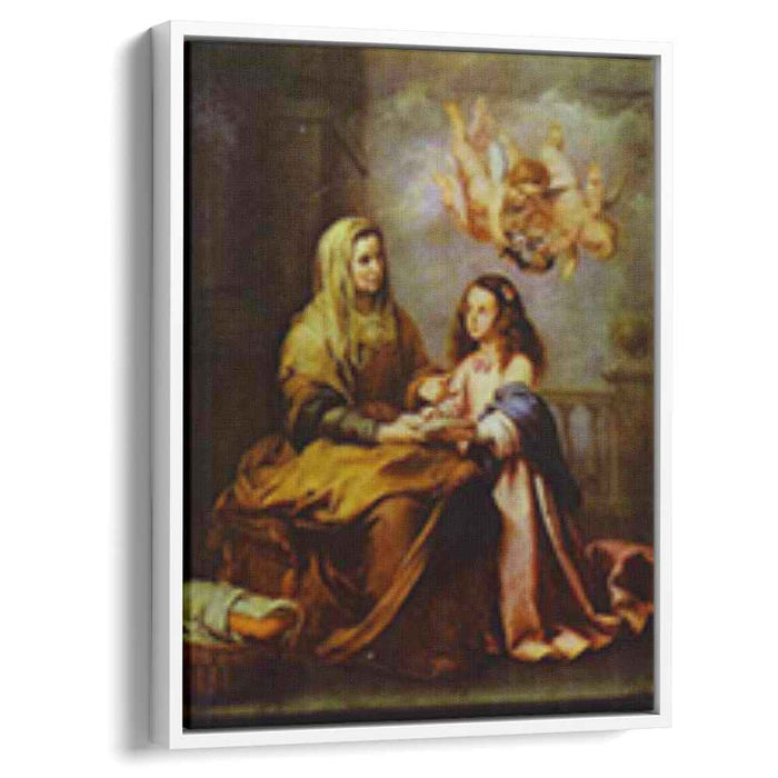 Childhood of Virgin (1665) by Bartolome Esteban Murillo