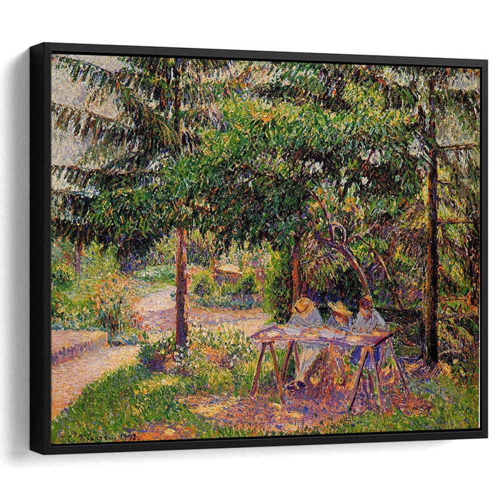 Children in a Garden at Eragny (1892) by Camille Pissarro