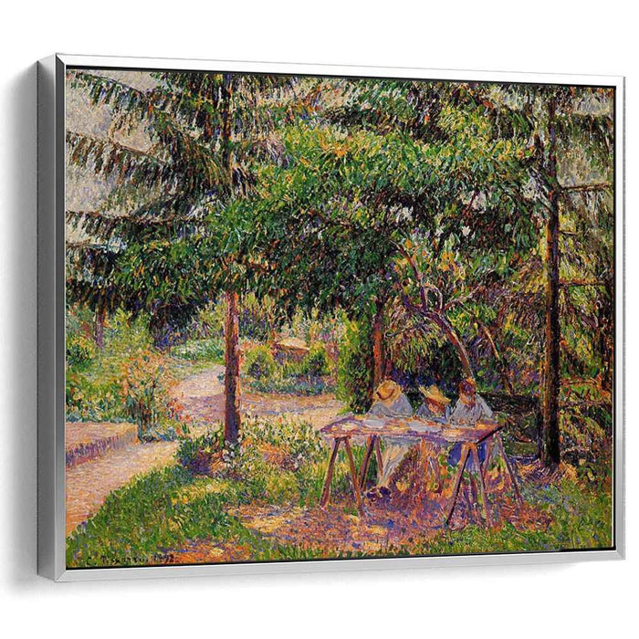 Children in a Garden at Eragny (1892) by Camille Pissarro