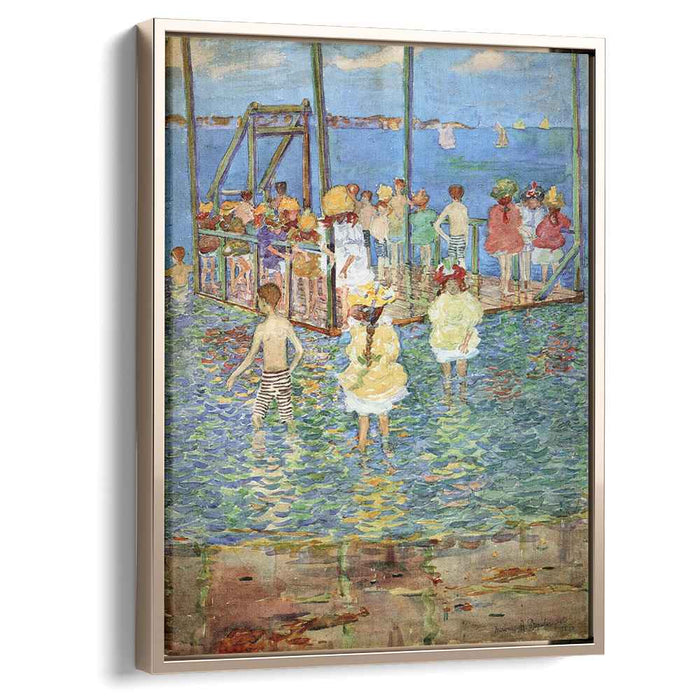 Children on a Raft (1896) by Maurice Prendergast