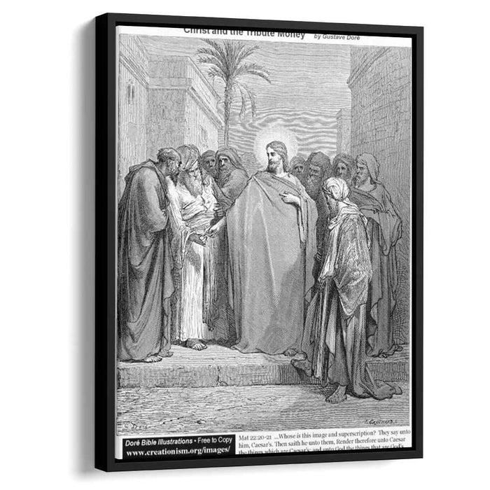 Christ And The Tribute Money by Gustave Dore