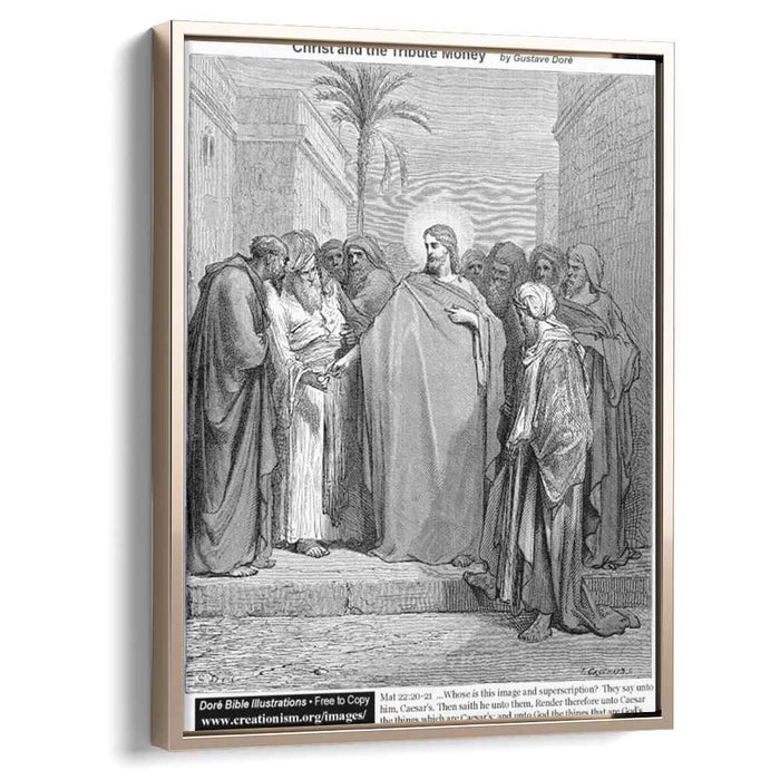 Christ And The Tribute Money by Gustave Dore