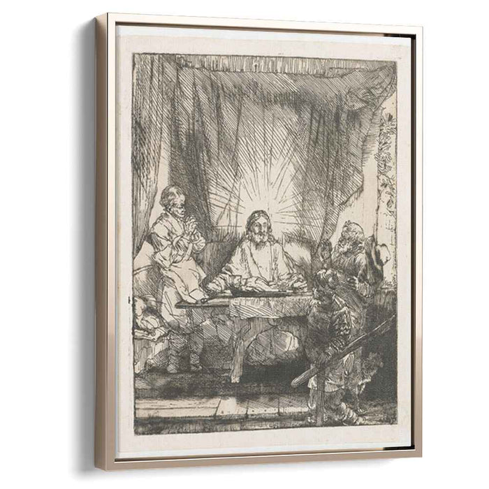 Christ at Emmaus (1654) by Rembrandt