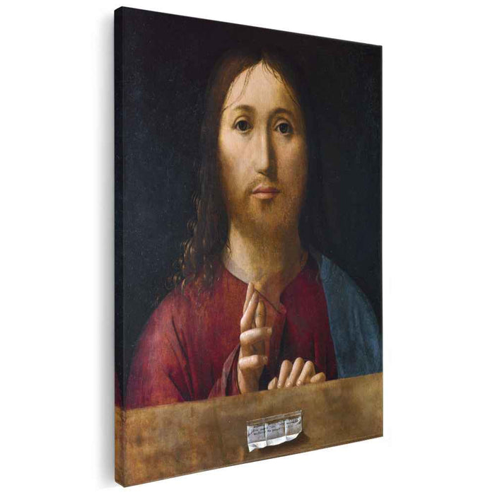 Christ Blessing (1465) by Antonello da Messina