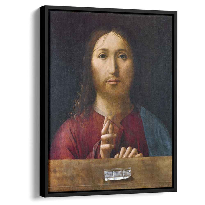 Christ Blessing (1465) by Antonello da Messina