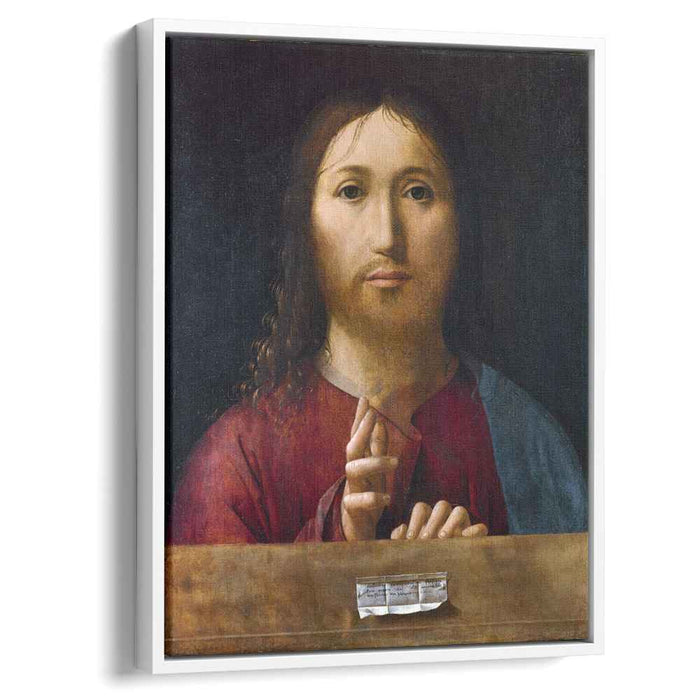 Christ Blessing (1465) by Antonello da Messina