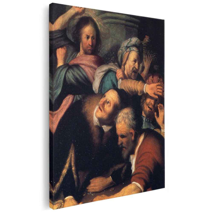 Christ Driving the Moneychangers from the Temple (1626) by Rembrandt