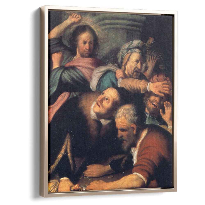 Christ Driving the Moneychangers from the Temple (1626) by Rembrandt