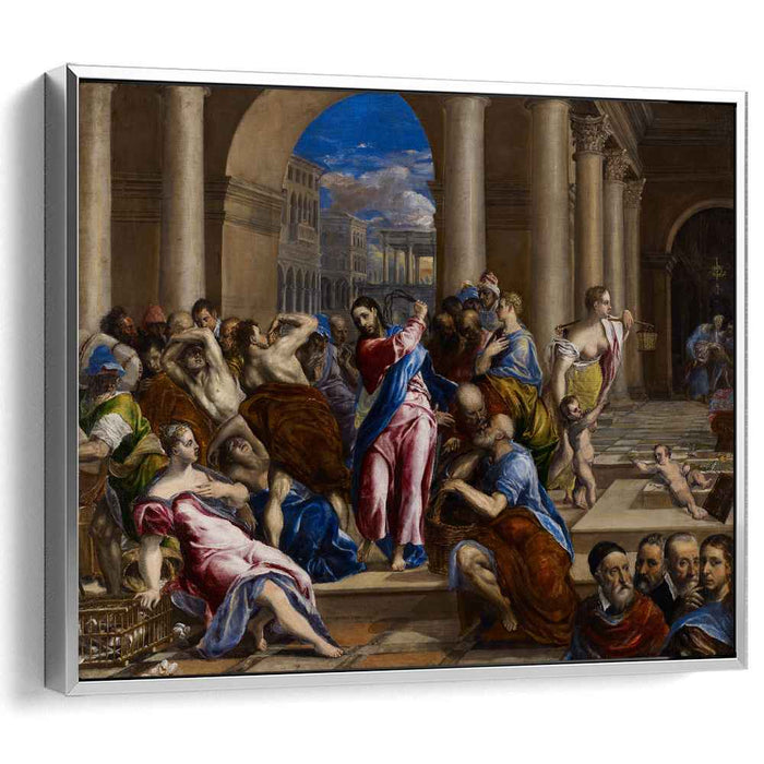 Christ driving the traders from the temple (1576) by El Greco
