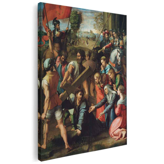 The Fall on the Road to Calvary (1517) by Raphael