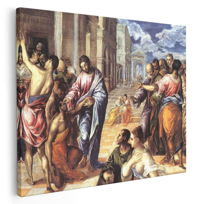 Christ healing the blind (1578) by El Greco