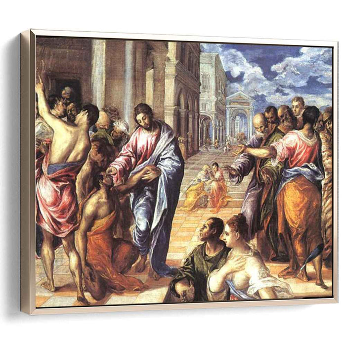 Christ healing the blind (1578) by El Greco